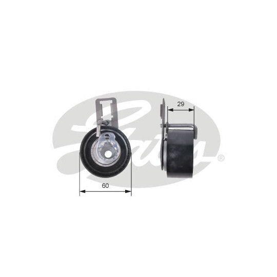 Gates Tensioner Pulley, timing belt to suit Mitsubishi, Toyota, Ford