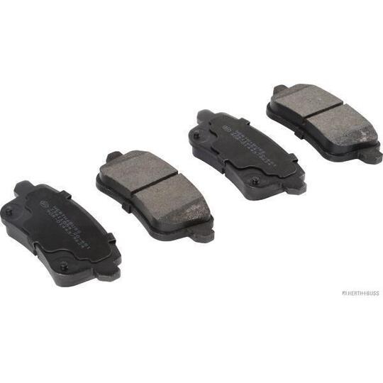 Herth+Buss Jakoparts Brake Pad Set, disc brake to suit Mitsubishi, Nissan, Renault