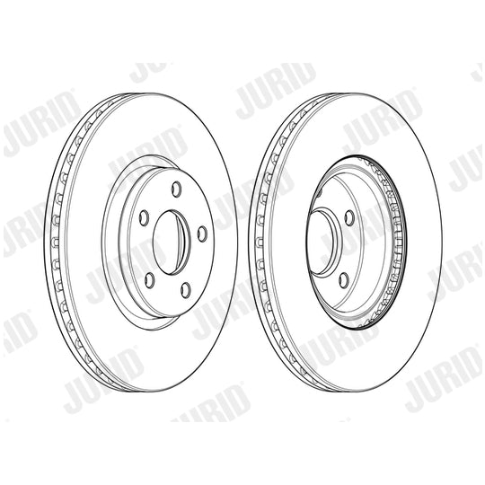 Jurid Brake Disc to suit Ford
