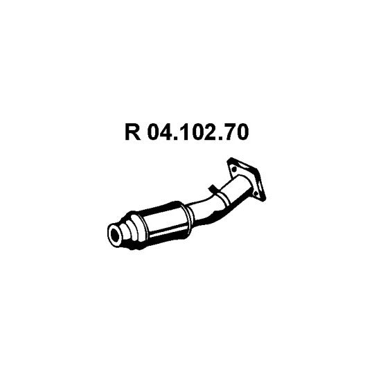 Eberspächer Exhaust pipe to suit Ford