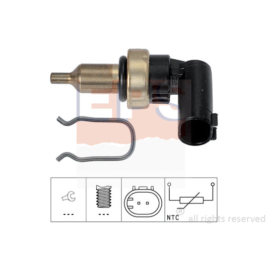 Eps 1.830.343 Sensor, coolant temperature to suit Mercedes-Benz, Chrysler, Jeep