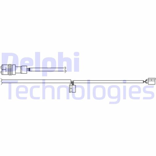 Delphi Warning Contact, brake pad wear to suit Porsche