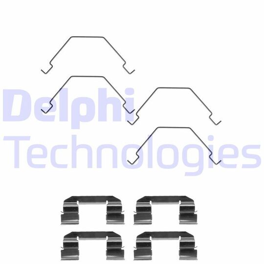 Delphi Accessory Kit, disc brake pad to suit Mazda