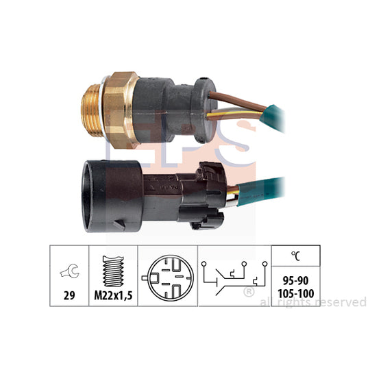 Eps Temperature Switch, radiator fan to suit Opel