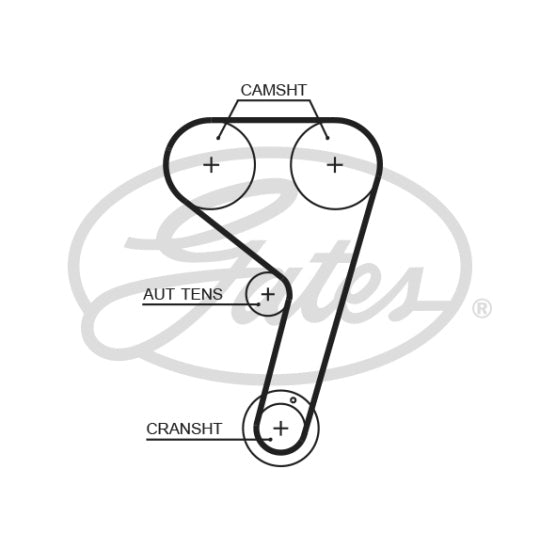 Gates Timing Belt to suit Ford