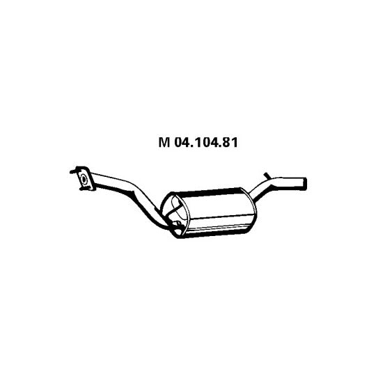 Eberspächer Middle Silencer to suit Ford