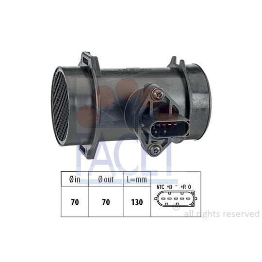 Facet Air Mass Sensor to suit Mercedes-Benz, Hitachi, Ssangyong