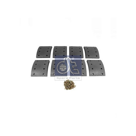 Dt Spare Parts 5.92140 Brake Lining Kit, drum brake to suit Daf