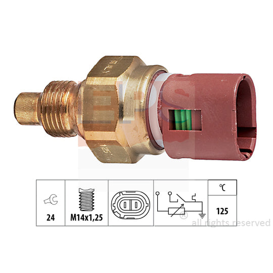 Eps 1.830.532 Sensor, coolant temperature to suit Renault