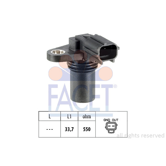 Facet Sensor, camshaft position to suit Ford, Mazda, Hitachi