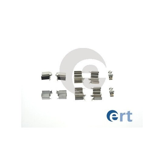 Ert Accessory Kit, disc brake pad to suit Toyota, Mazda