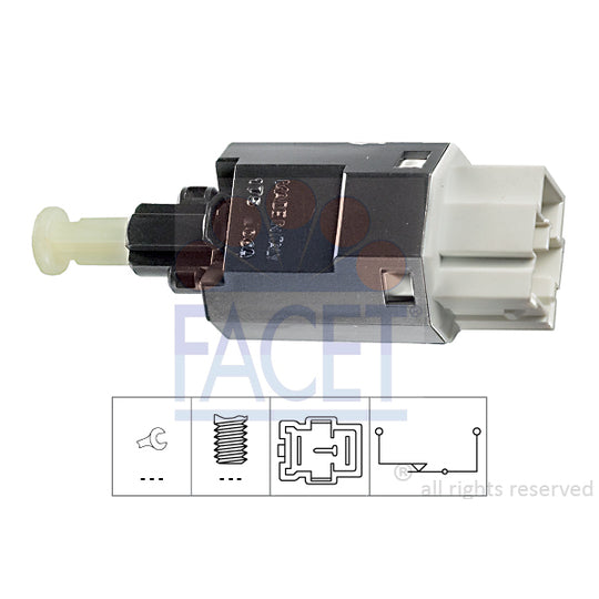 Facet 7.1175 Brake Light Switch to suit Ford, Mazda, Mg