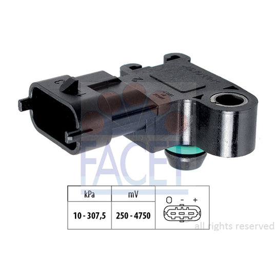 Facet Air Pressure Sensor, height adaptation to suit Ford, Mazda, Peugeot