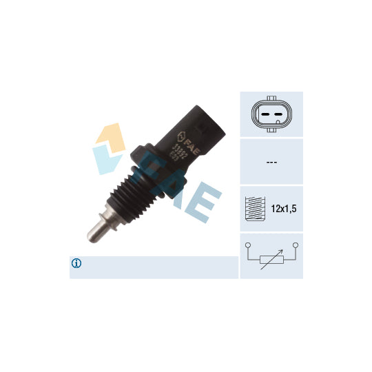 Fae 33892 Sensor, coolant temperature to suit Audi, VW, Porsche