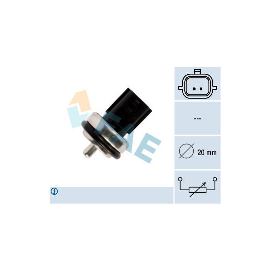 Fae 33811 Sensor, coolant temperature to suit Mercedes-Benz, Nissan, Fiat