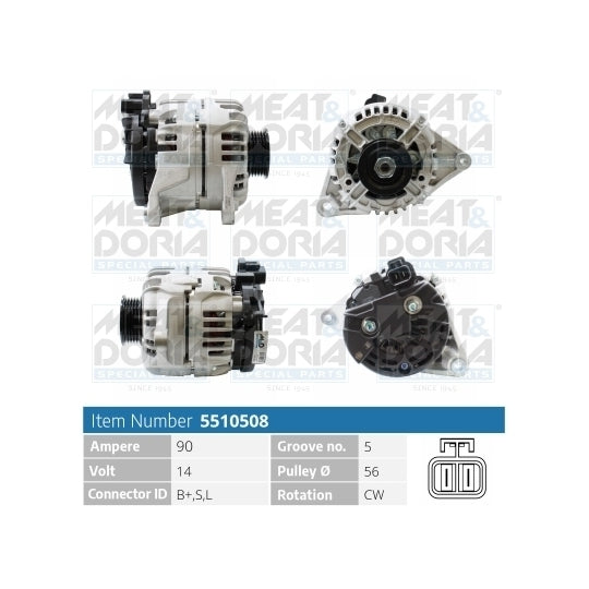 Meat & Doria Alternator to suit Mitsubishi