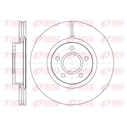 Remsa Brake Disc to suit Ford, VW, Land Rover