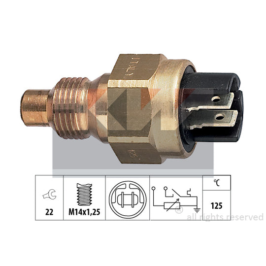 Kw 530 510 Sensor, coolant temperature to suit Renault