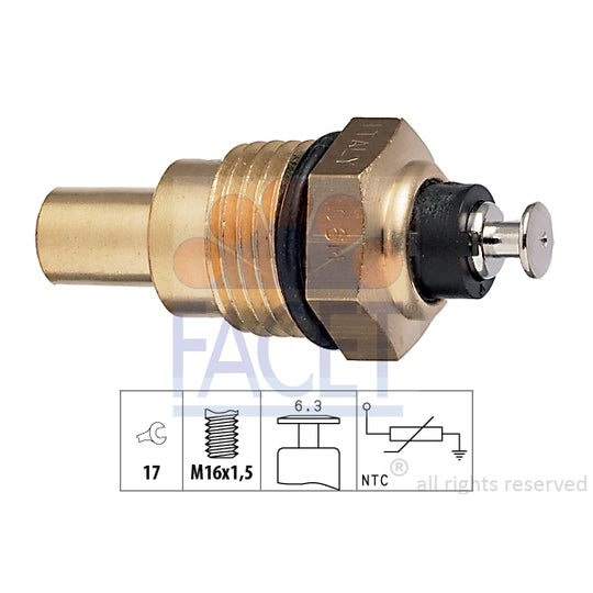 Facet Sensor, coolant temperature to suit Opel, Holden, Isuzu
