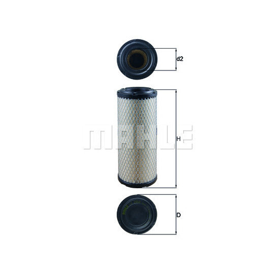 Knecht Air filter to suit Case, Hitachi, New Holland