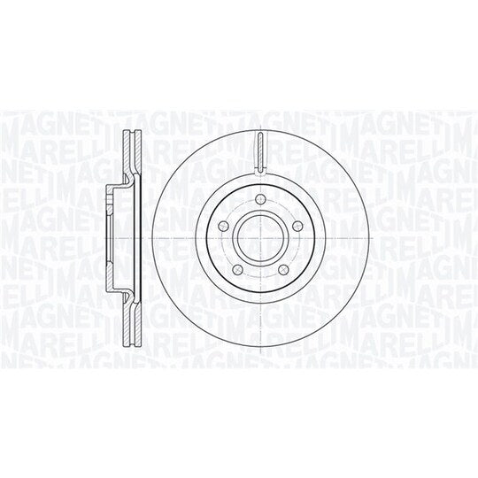 Magneti Marelli Brake Disc to suit Ford, Volvo