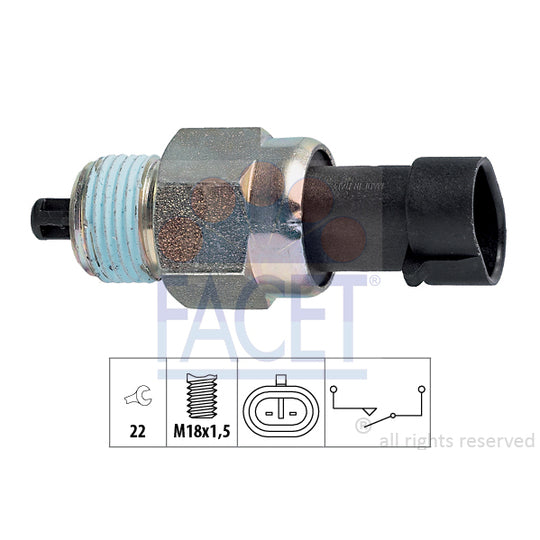 Facet Switch, reverse light to suit Ford, Fiat, Chrysler