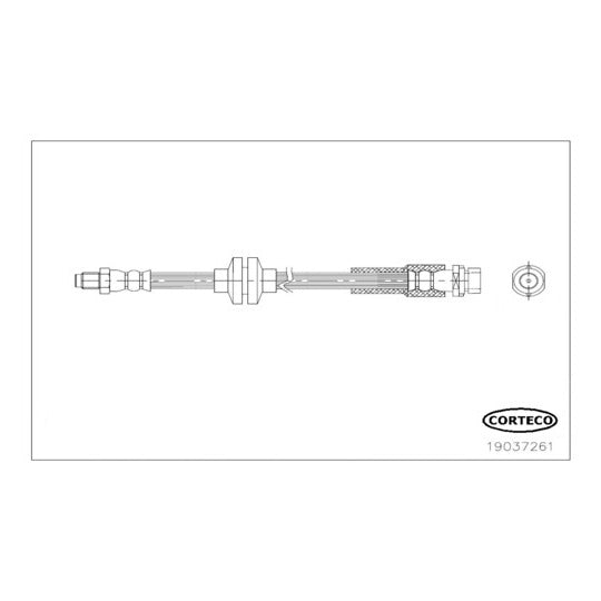 Corteco Brake Hose to suit Ford