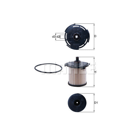 Mahle Fuel filter to suit Ford