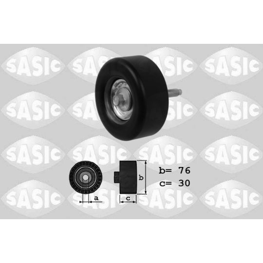 Sasic Deflection/Guide Pulley, v-ribbed belt to suit Ford