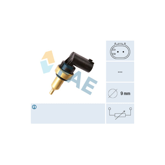 Fae 32706 Sensor, cylinder head temperature to suit Mercedes-Benz, Chrysler, Jeep