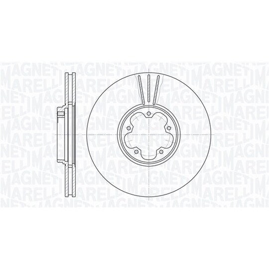 Magneti Marelli Brake Disc to suit Ford