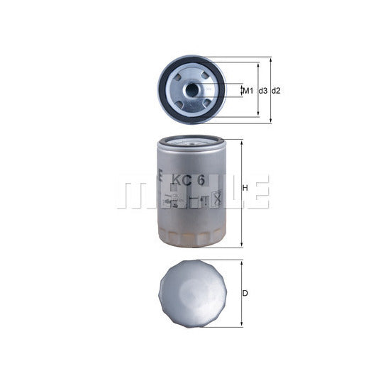Mahle Fuel filter to suit Ford, BMW, Hyundai