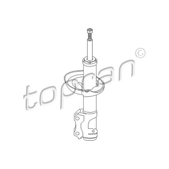 Topran Shock Absorber to suit VW, Seat