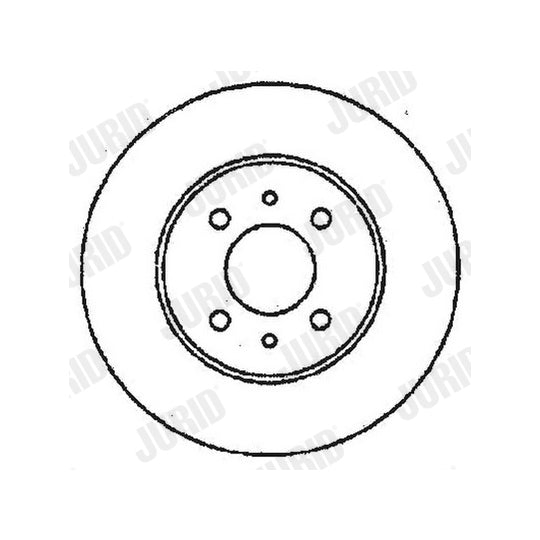 Jurid Brake Disc to suit Fiat, Alfa Romeo / Fiat / Lancia, Alfa Romeo