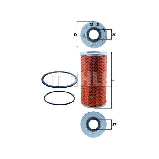 Knecht Oil filter to suit Ford, Fiat, Iveco