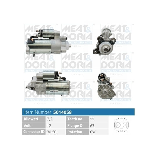 Meat & Doria Starter to suit Ford, Volvo