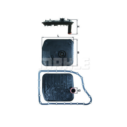 Mahle Hydraulic Filter, automatic transmission to suit Ford