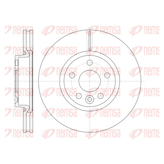 Remsa Brake Disc to suit Ford, Land Rover, Volvo