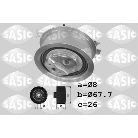 Sasic Tensioner Pulley, timing belt to suit Audi, VW, Seat