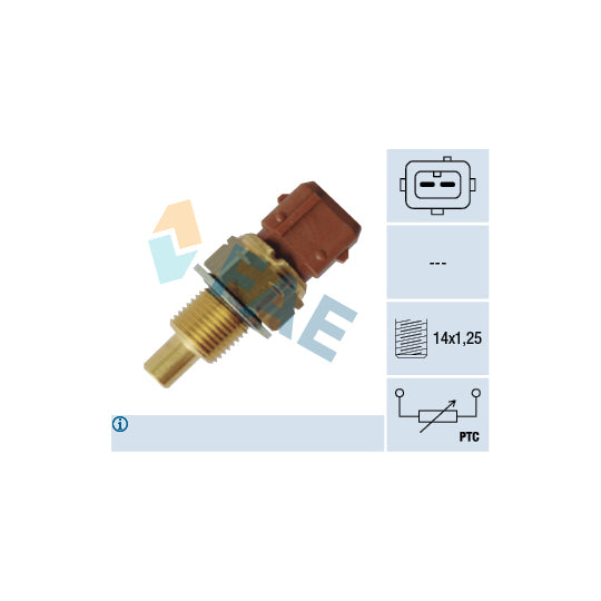 Fae 33793 Sensor, coolant temperature to suit Peugeot, Citroën