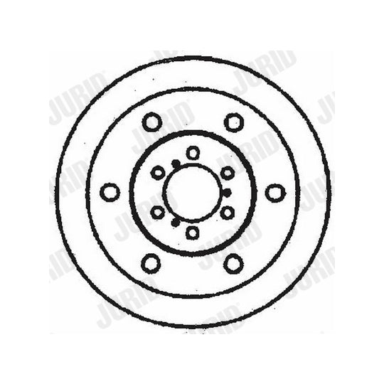 Jurid Brake Disc to suit Fiat, Alfa Romeo / Fiat / Lancia, Alfa Romeo