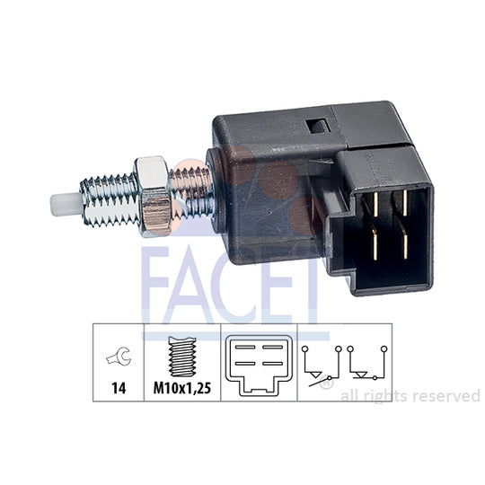 Facet 7.1294 Brake Light Switch to suit Hyundai, Kia