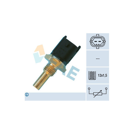Fae 33680 Sensor, coolant temperature to suit Fiat, Jeep, Suzuki