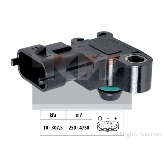 Kw Air Pressure Sensor, height adaptation to suit Ford, Mazda, Peugeot
