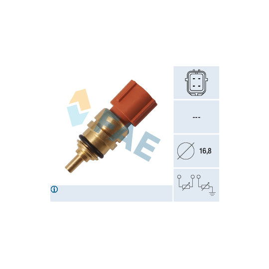 Fae 33358 Sensor, coolant temperature to suit Hyundai, Kia