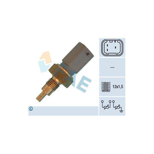 Fae 33720 Sensor, coolant temperature to suit Fiat, Alfa Romeo, Lancia