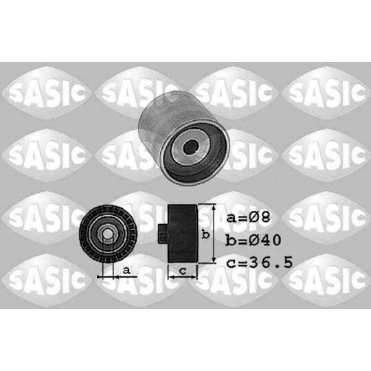 Sasic Deflection/Guide Pulley, timing belt to suit Mitsubishi, Ford, Audi