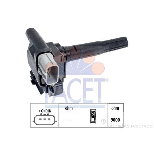 Facet Ignition coil to suit Fiat, Suzuki, Subaru