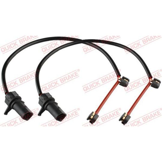 Quick Brake Warning Contact, brake pad wear to suit Porsche