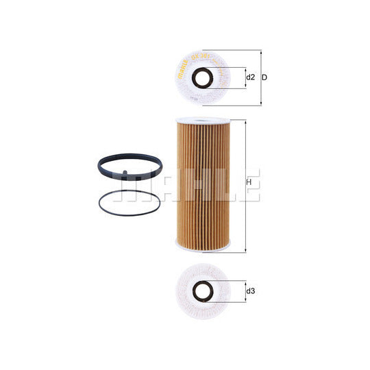 Knecht Oil filter to suit Audi, VW, Cupra
